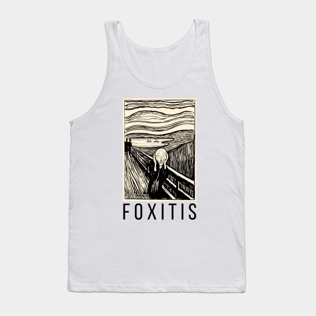 Foxitis Tank Top by TJWDraws